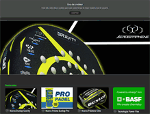 Tablet Screenshot of dunloppadel.com